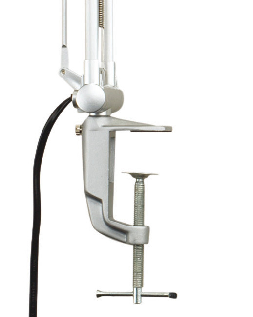 Lampa robocza LED Indra, srebrna - 2