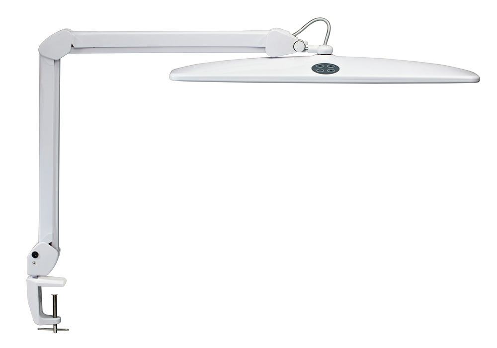 Lampa robocza LED Helike, z przyciemnianiem, biała - 1