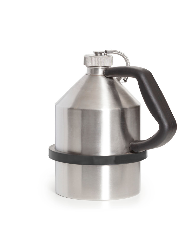 FALCON safety jug in stainless steel, with screw cap, 2 litres - 1