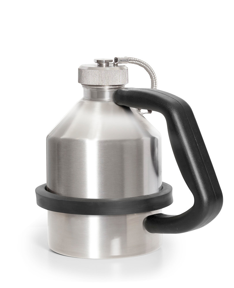 FALCON safety jug in stainless steel, with screw cap, 1 litre - 1