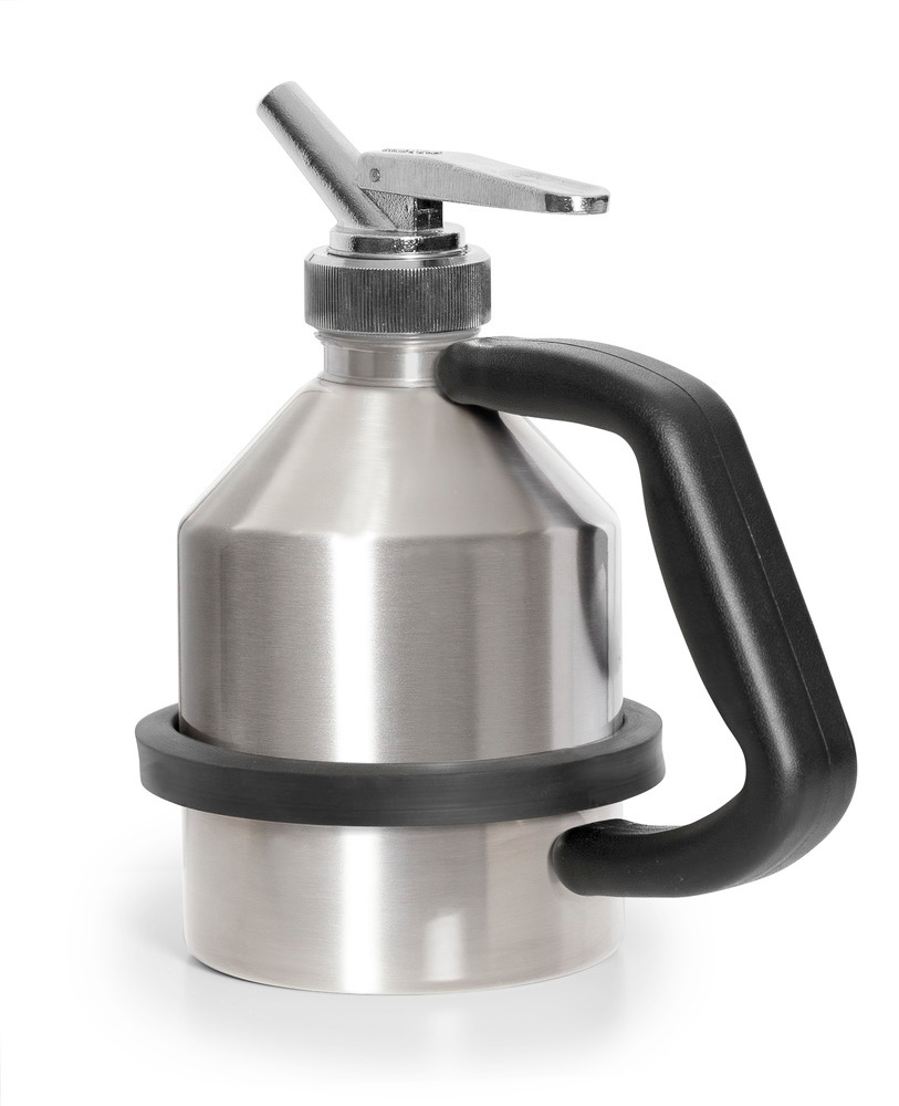FALCON safety jug in stainless steel, with fine dosing tap, 1 litre - 1