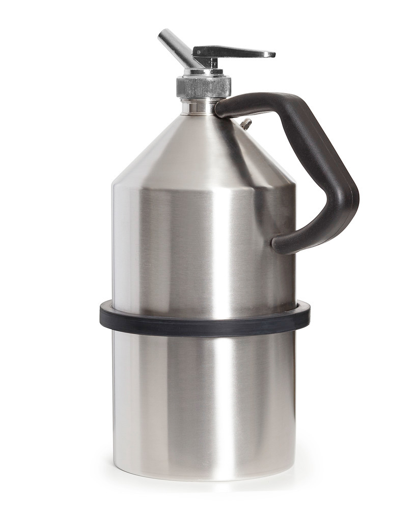 FALCON safety jug in stainless steel, with fine dosing tap, 5 litres - 1