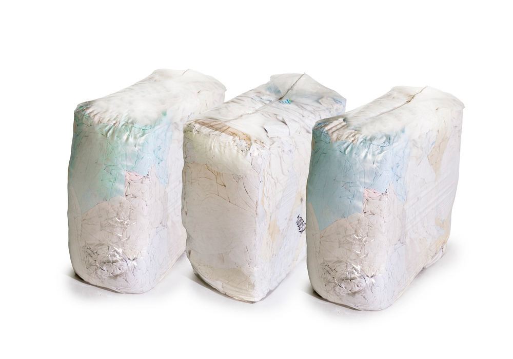 Panos de limpeza KB de algodão, ligeira mistura de algodão, coloridos, 3 cubos à pressão de 10 kg - 1