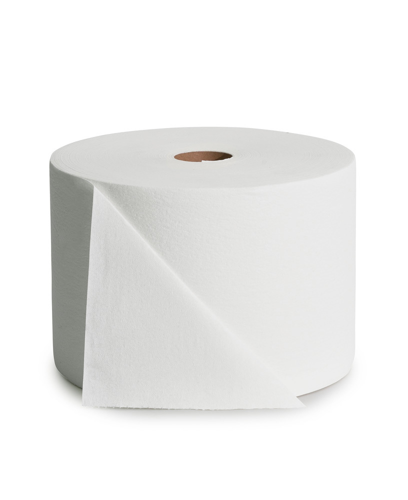 Sterk absorberende poetsdoeken van cellulose, bijzonder dik en zacht, wit, 1 rol - 1