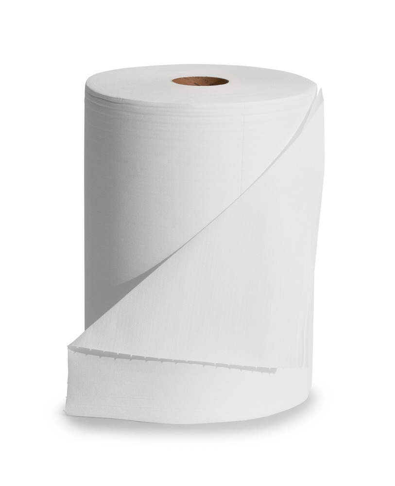 Panos de fibra All-Tex 80 branco, em rolo, formato de pano de limpeza 38 x 40 cm - 1