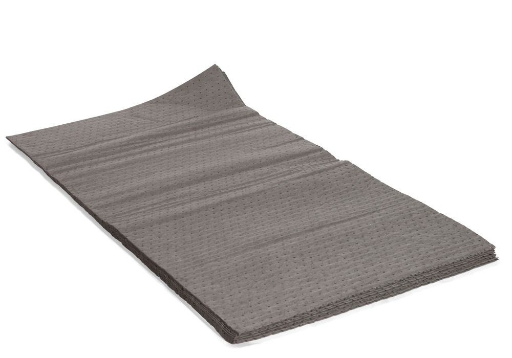 DENSORB Universal ab. materials, fleece mats for absorbing, Economy Single, 150 x 80 cm, 10 pcs