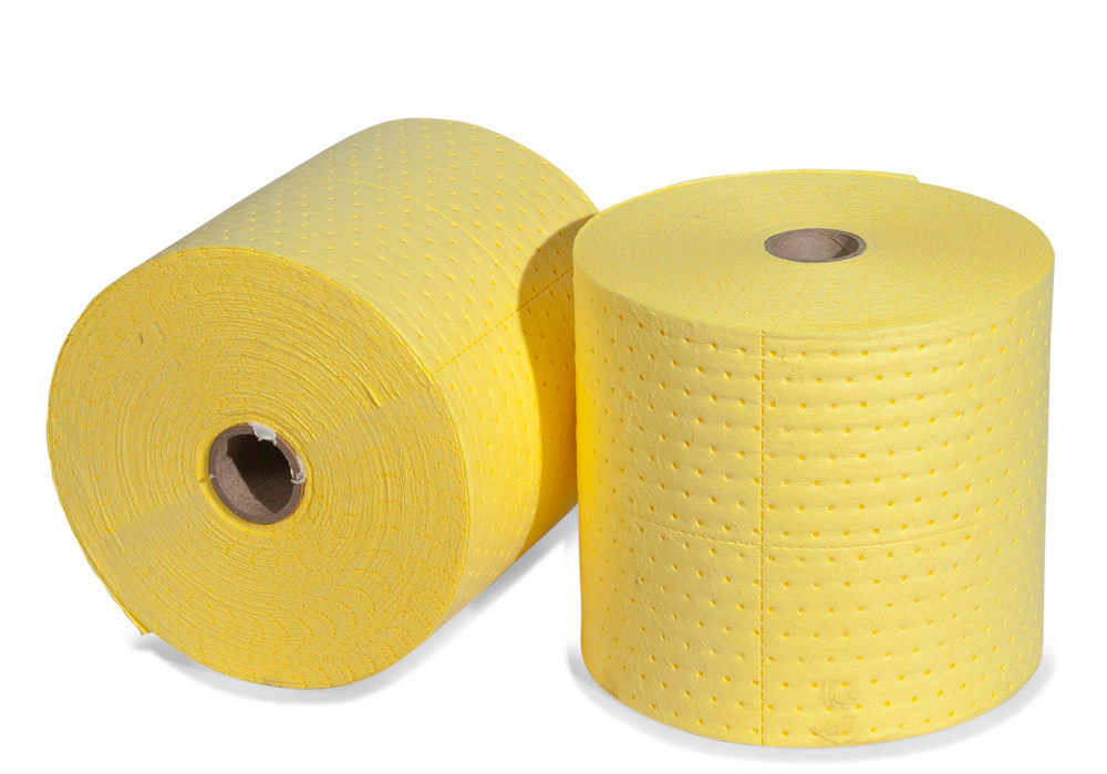DENSORB Chemical ab. materials, fleece roll for absorbing, Economy Single, light, 38 cm x 45 m - 1