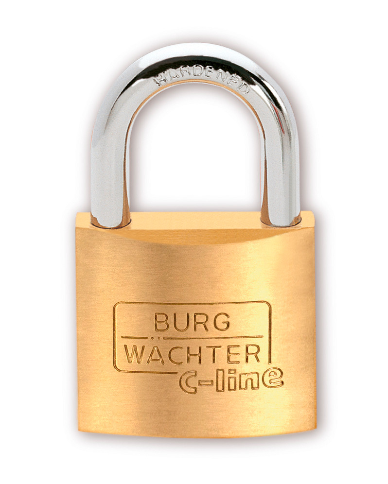 Cylinder padlock C-Line 222 40, with solid brass body - 1