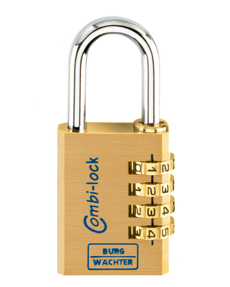 Combination padlock Combi 80 40 M, with solid brass body - 1