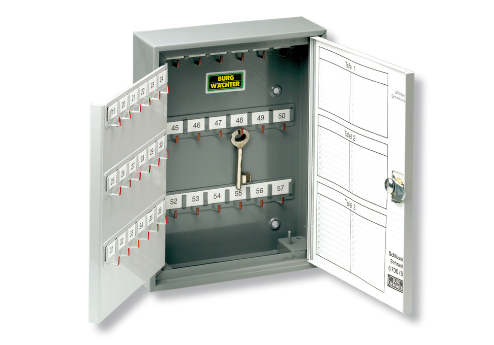 Key cabinet 6700/ 74 R V-PZ, closing system compatible - 1