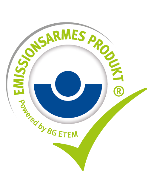 Logo BGETEM Emissionsarmes Produkt